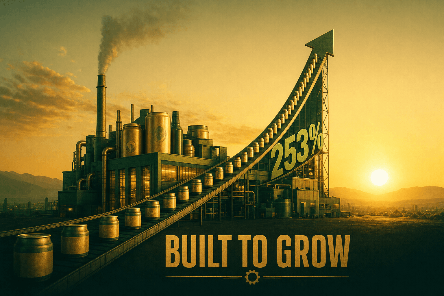Cizzle Brands' Factory: The Engine Behind a 253% Quarter Result