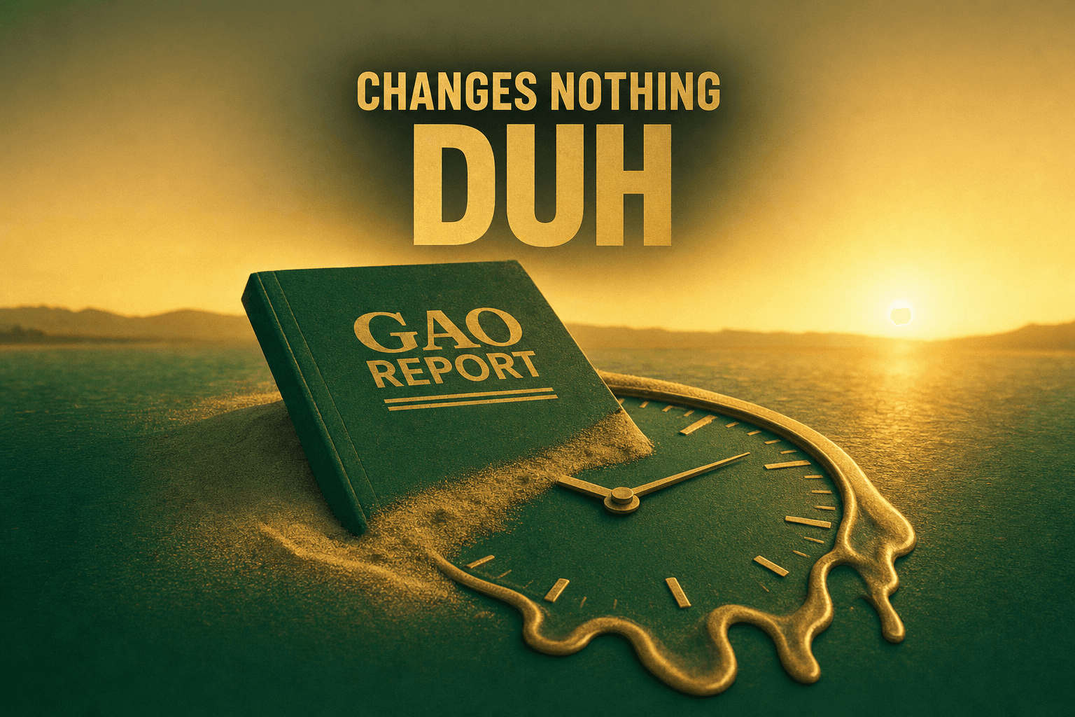 DEA Brief Just Hit: GAO Report Changes Nothing Duh