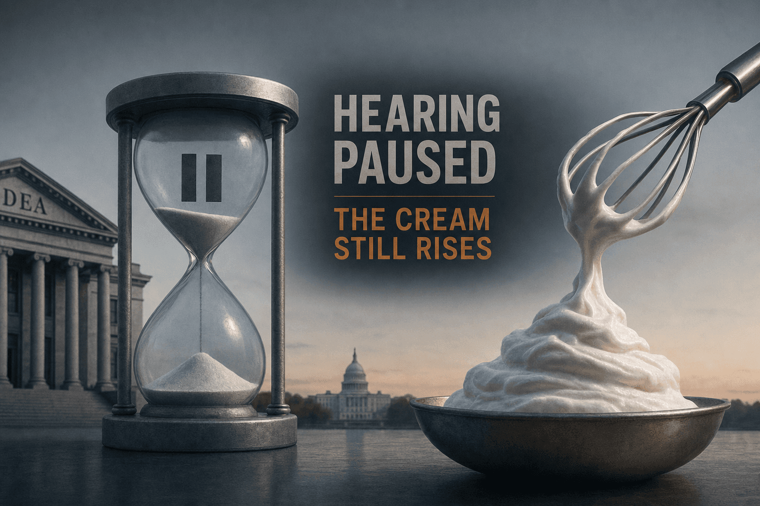 DEA Rescheduling Hearing Paused: The Cream Still Rises