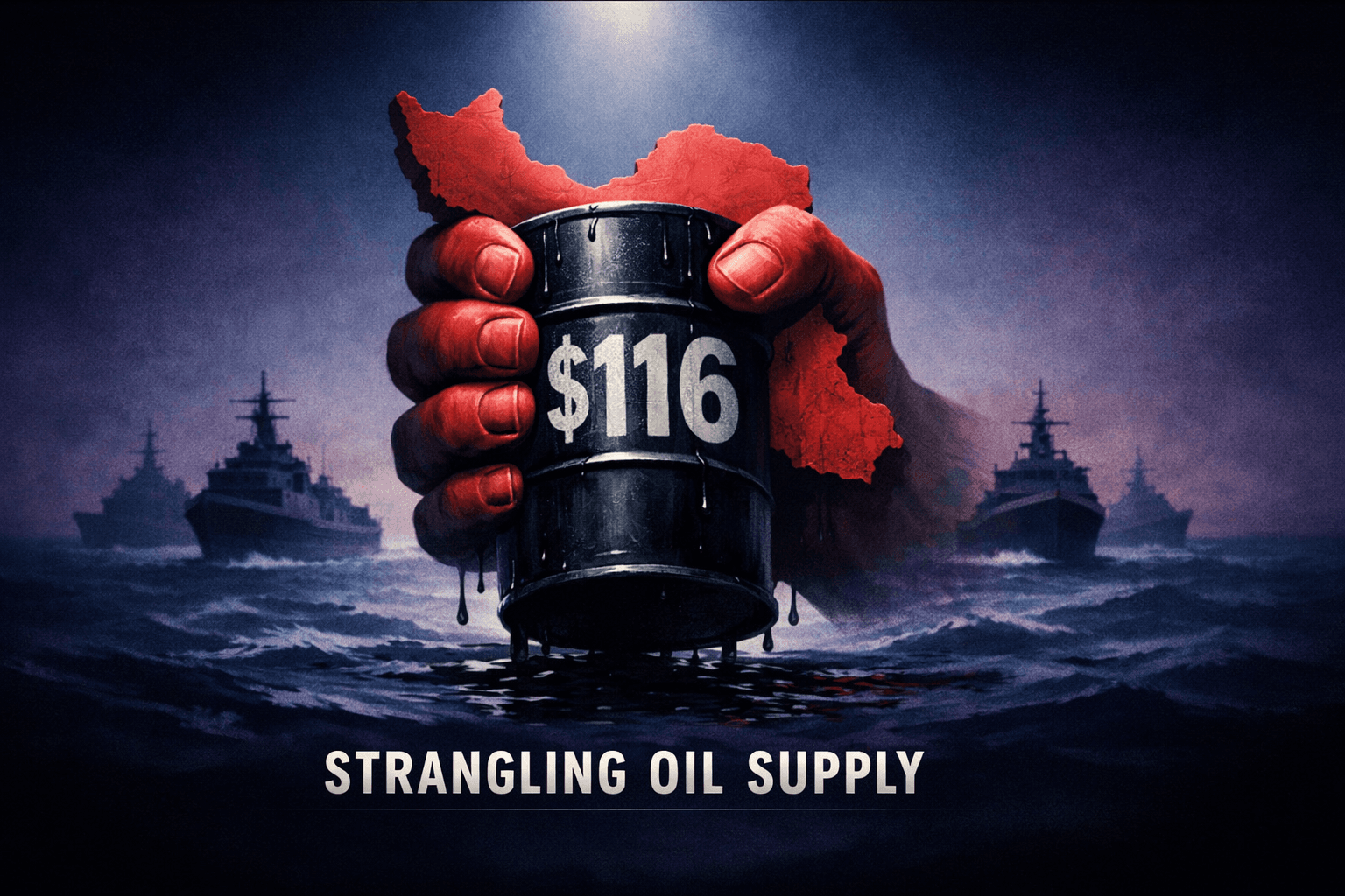 Iran's Grip Sends Oil To $116 A Barrel