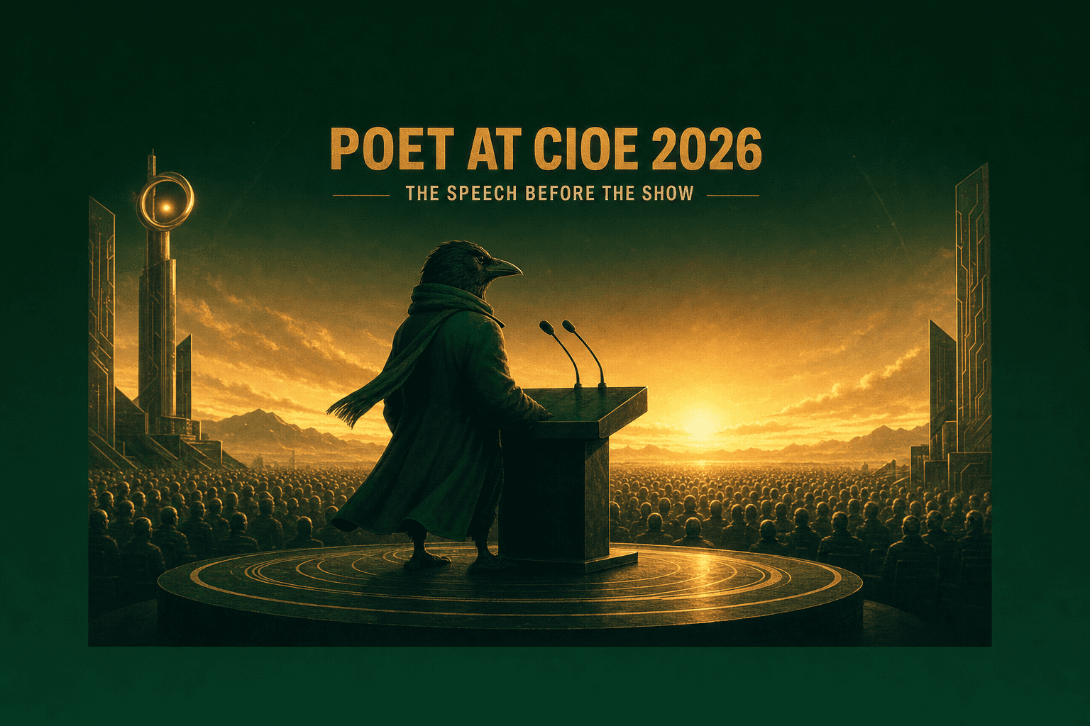 POET at CIOE 2026: The Speech Before the Show