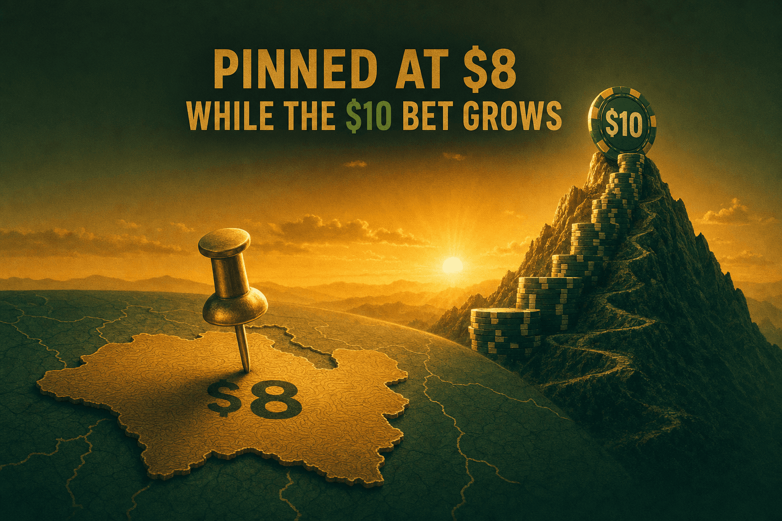 POET Gamma Map: Pinned at $8 While the $10 Bet Grows
