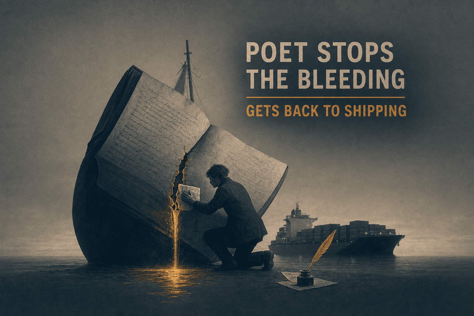 Poet Stops the Bleeding, Gets Back To Shipping
