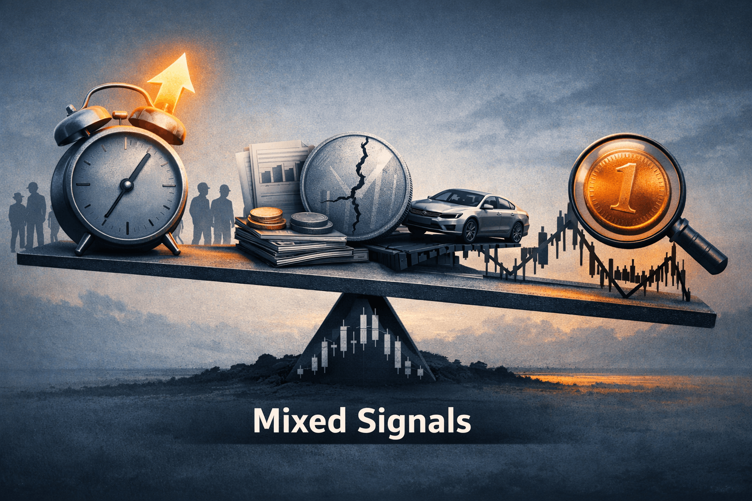 Mixed Signals: Jobs-Driven Rate Anxiety Meets Earnings Dispersion and Penny-Stock Volatility