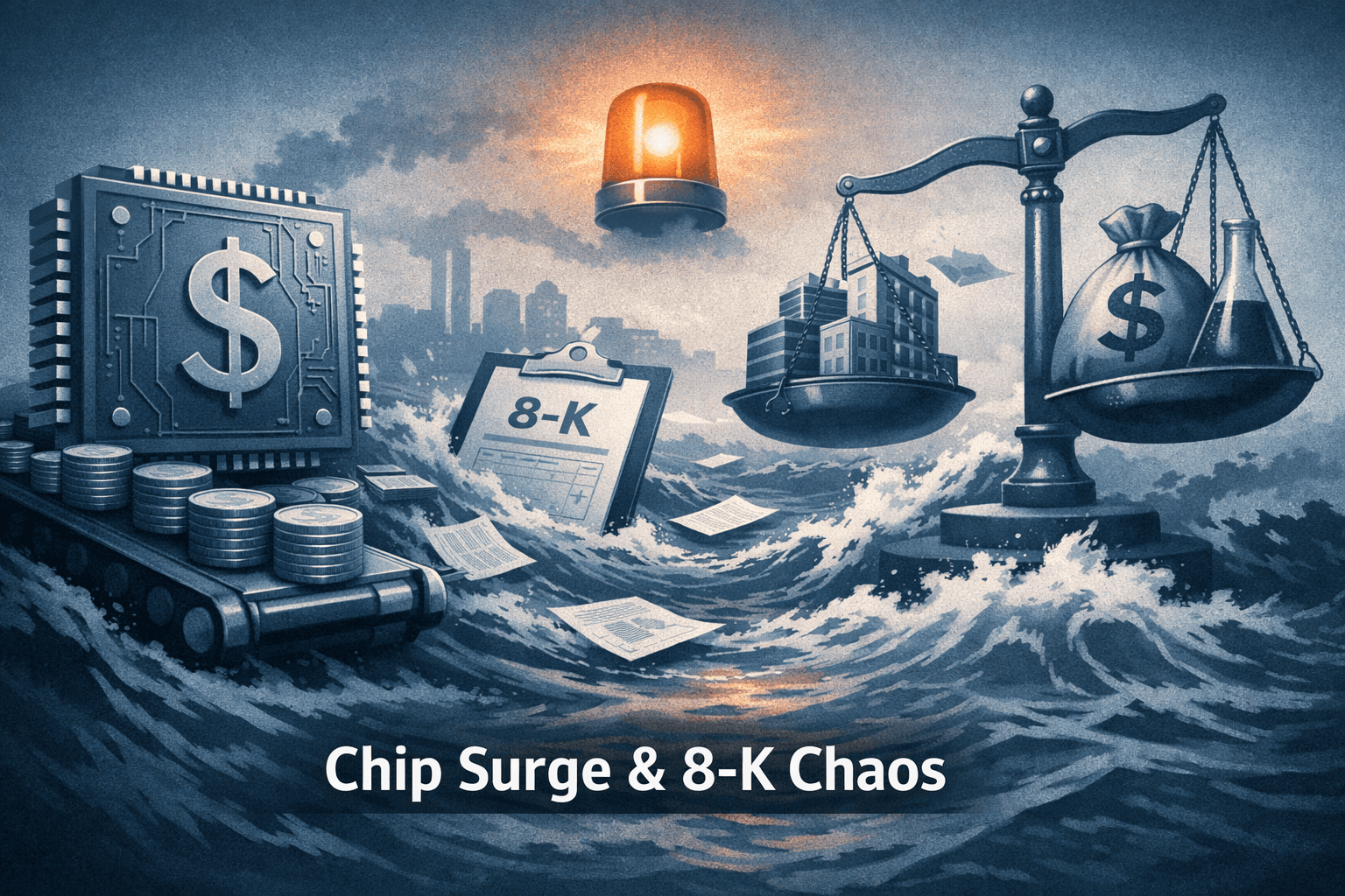 Amazon’s $20B Chip Run Rate and a Flood of 8‑Ks: Event Risk and Capital‑Intensity Steal the Tape