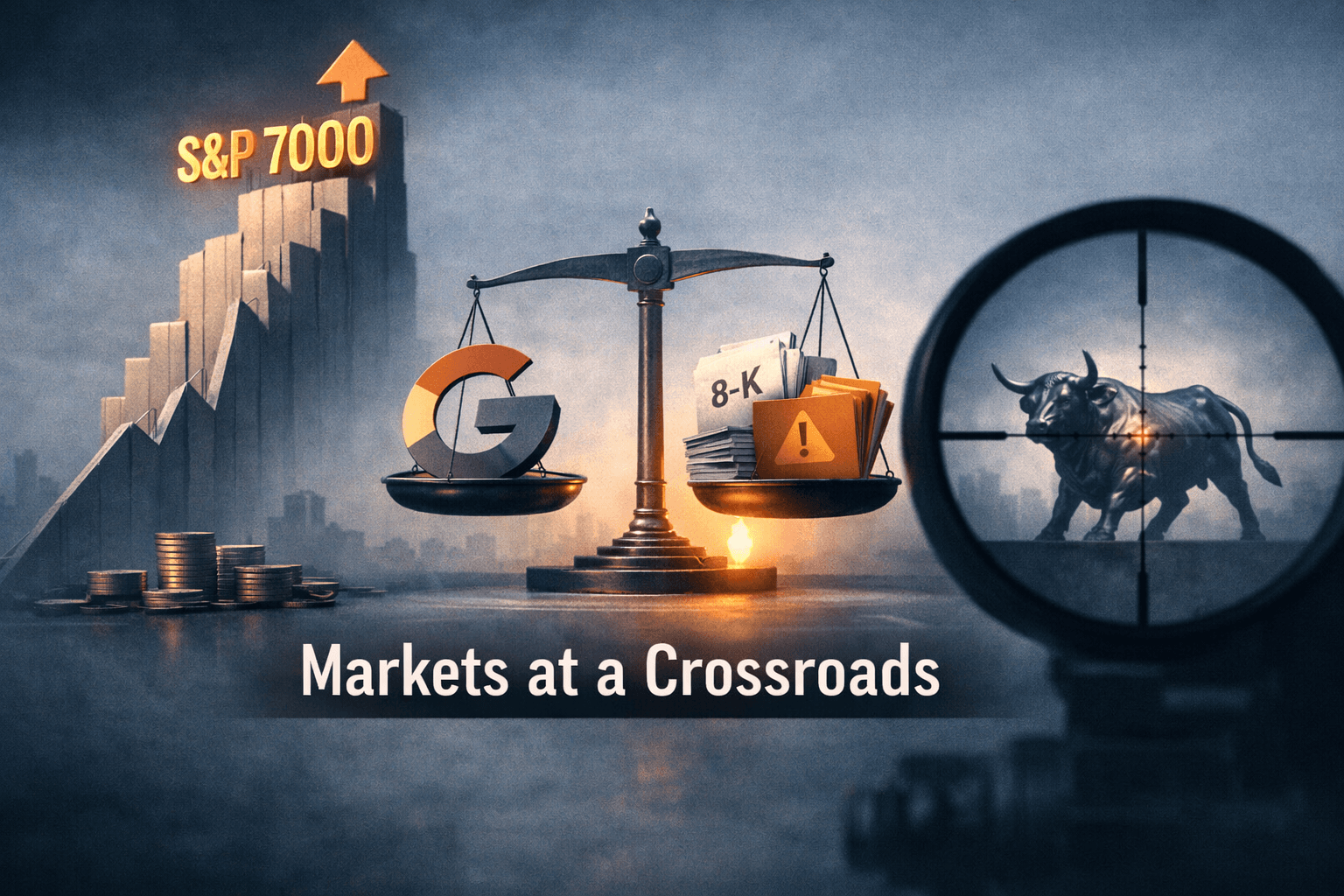 Market Momentum Meets Regulatory and Idiosyncratic Noise: S&P 7,000, Big Tech Scrutiny, and Earnings-Driven Rotation