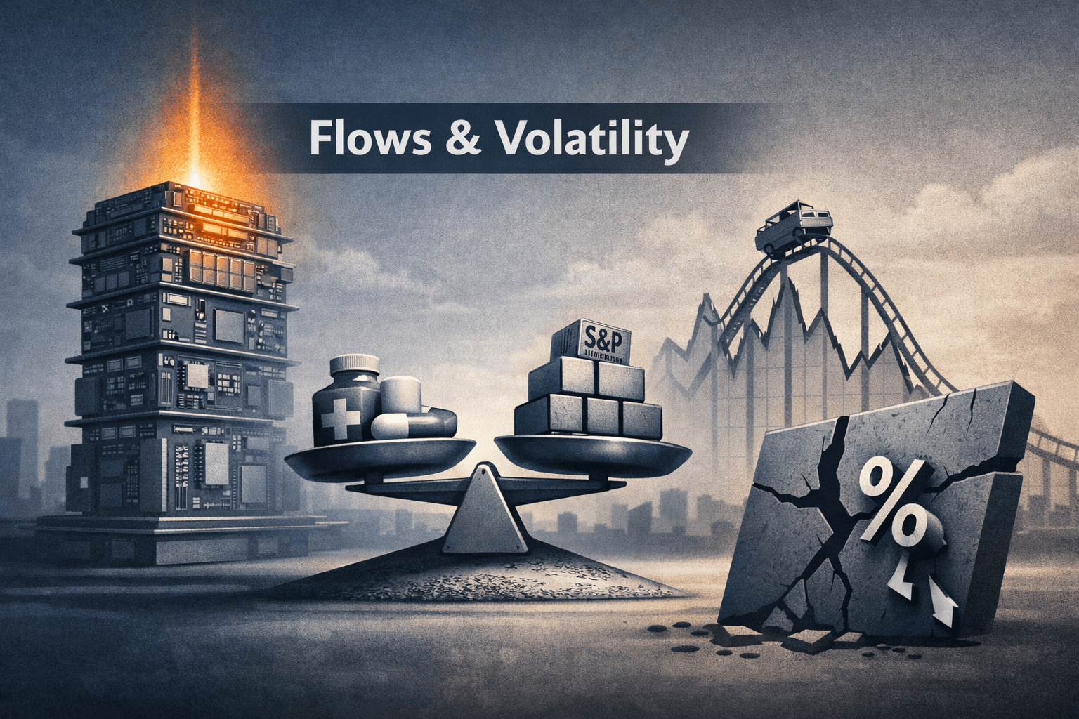 Flows, Rebalancing and Stock-Specific Volatility: Chips Rally, Defensive Rotation, and a Week of Mixed Earnings Signals