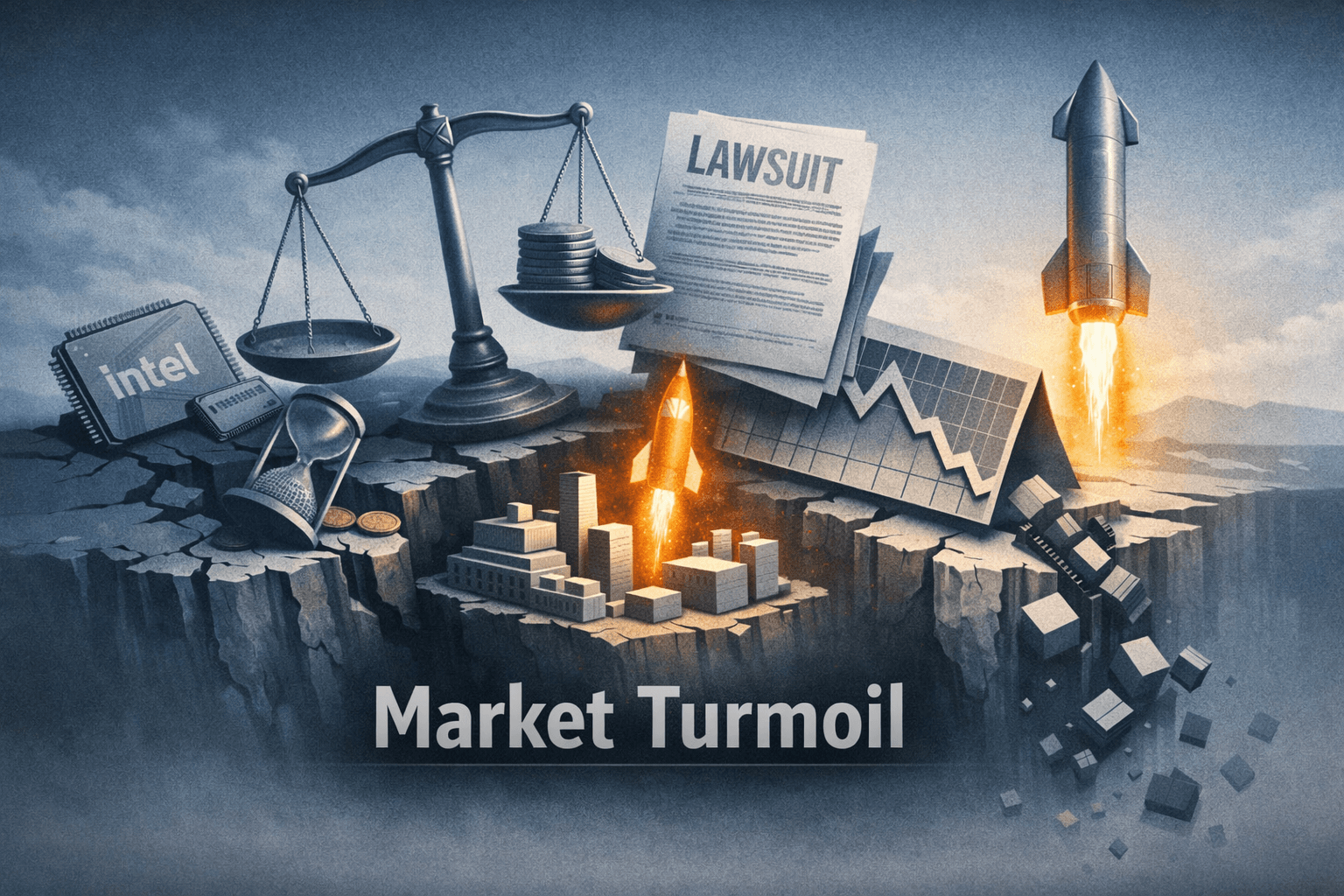 Volatility and Policy Risk Lead: Intel and Nokia Slump, Small‑Cap Bloodbath, Tariff Lawsuit and AI‑Fueled Industrial Surge