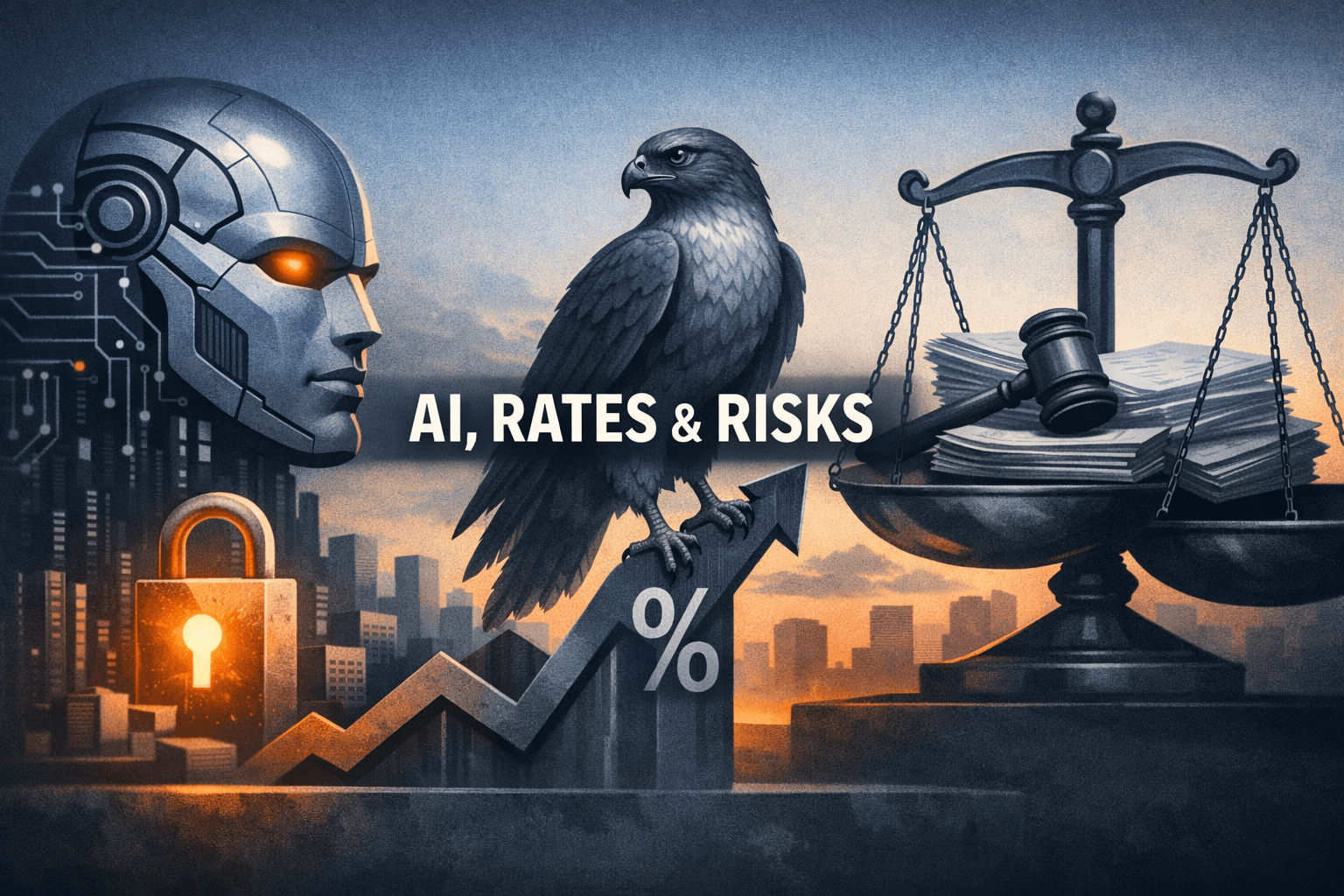 AI Drives a Cybersecurity Surge as Fed Hawkishness and Legal Risks Temper the Rally