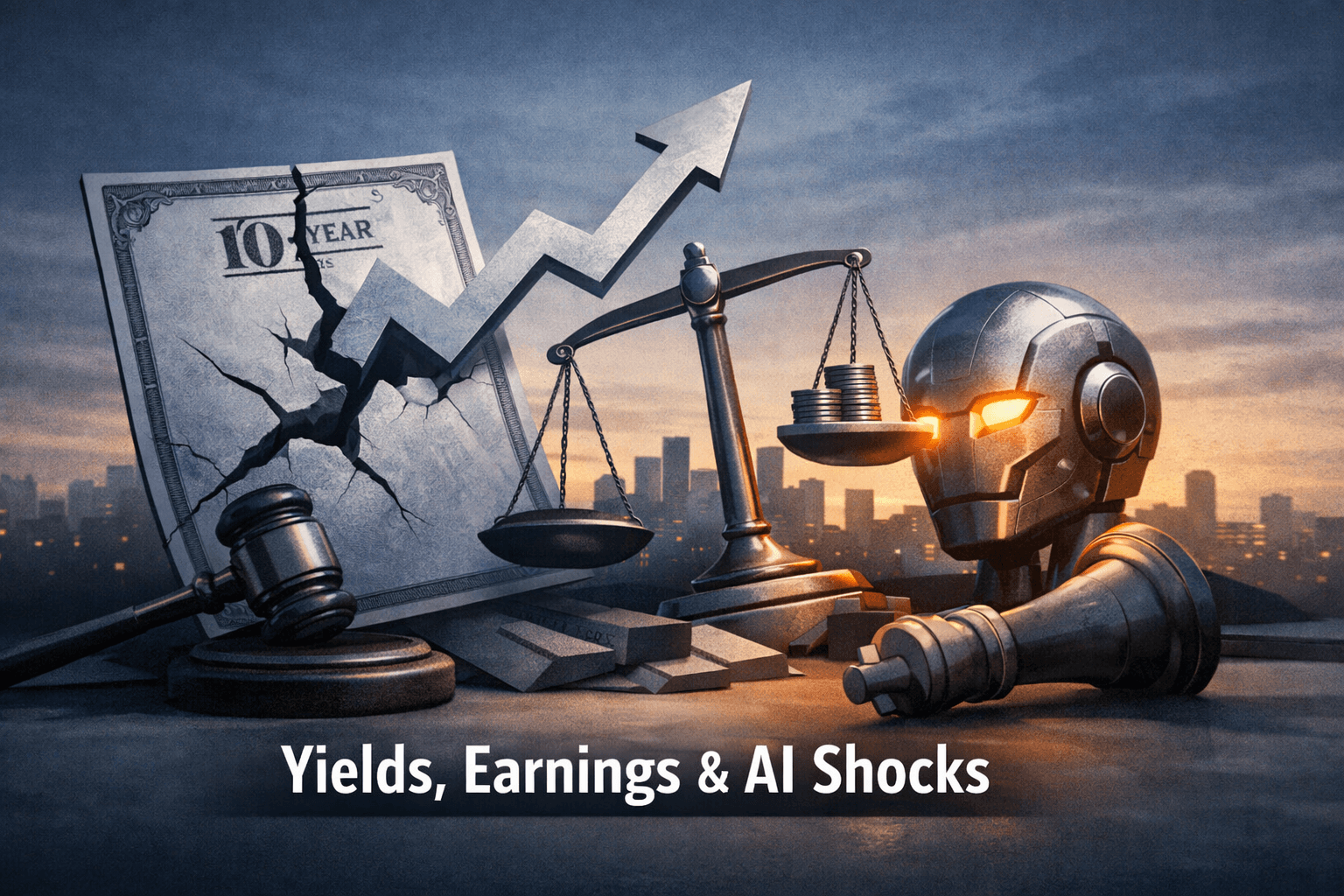 Bond Shock and Earnings Kickoff: Yields Surge, AI Winners Clarify, and Governance Risks Re-Emerge