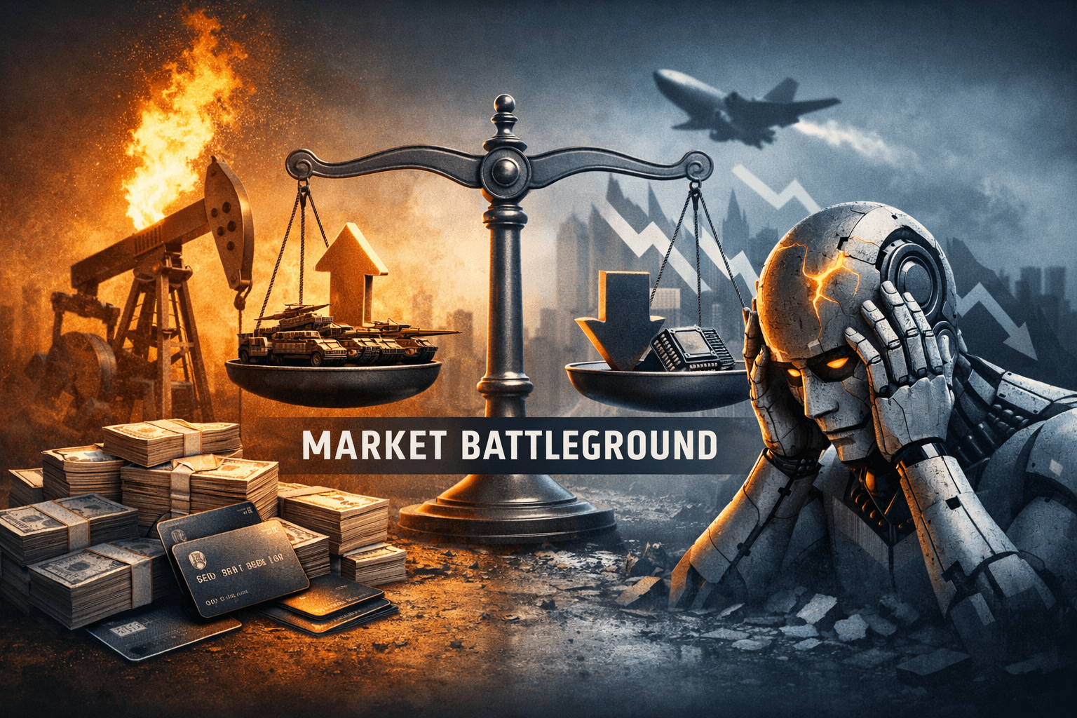 Energy Surge and AI Pain: Cash, Credit and Re-ratings Drive a Mixed Market
