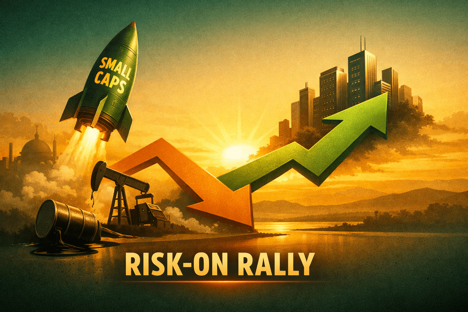 Risk-On Rally: Small Caps Lead as Energy Eases and Tech Holds Ground