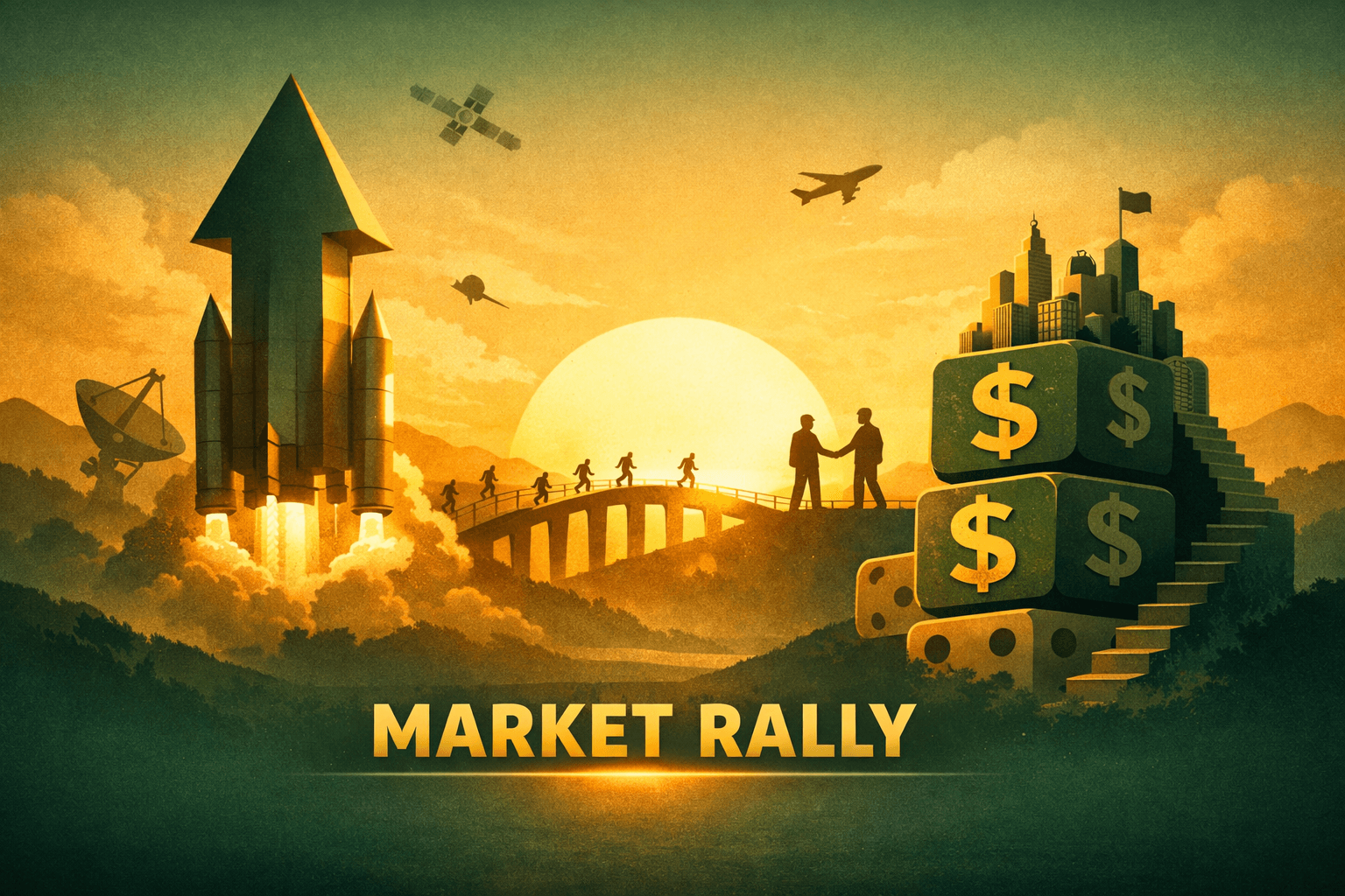 Risk-On Rally: QQQ Leads, Broad Advance Across Market as Earnings and M&A Headlines Drive Appetite