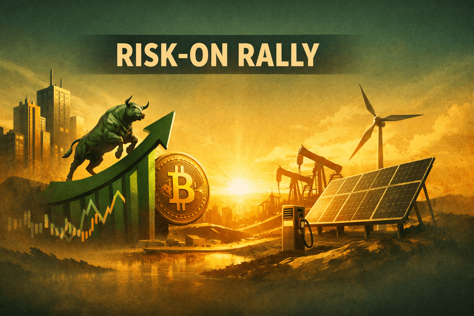 Risk-On Rally: Tech and Cyclicals Lift Markets as Crypto Clarity and Clean-Energy Flows Drive Confidence