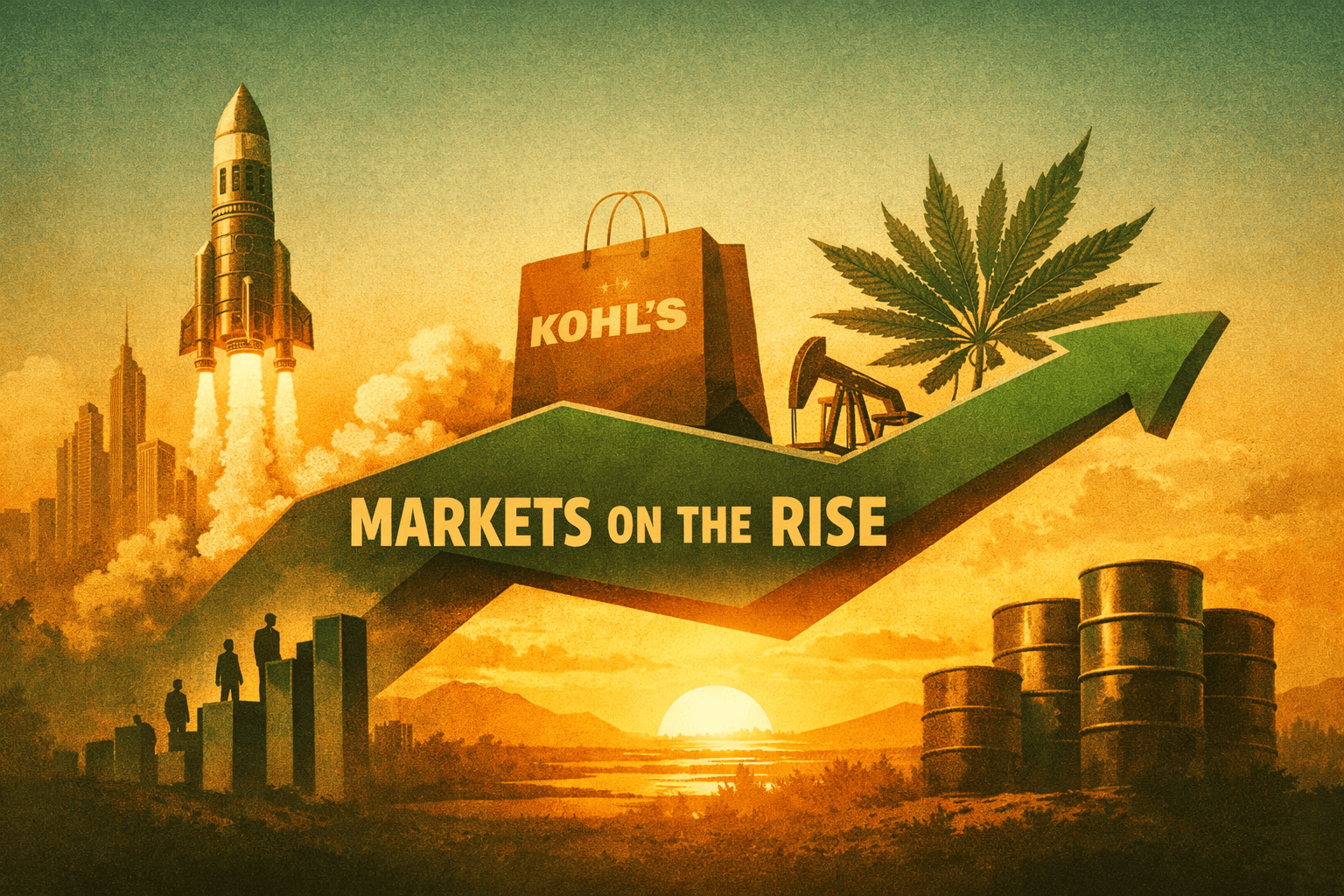 Tech Leadership and Retail Pop Drive Markets Higher; Kohl's Soars as Cannabis Rescheduling and Energy Strengthen Rotation