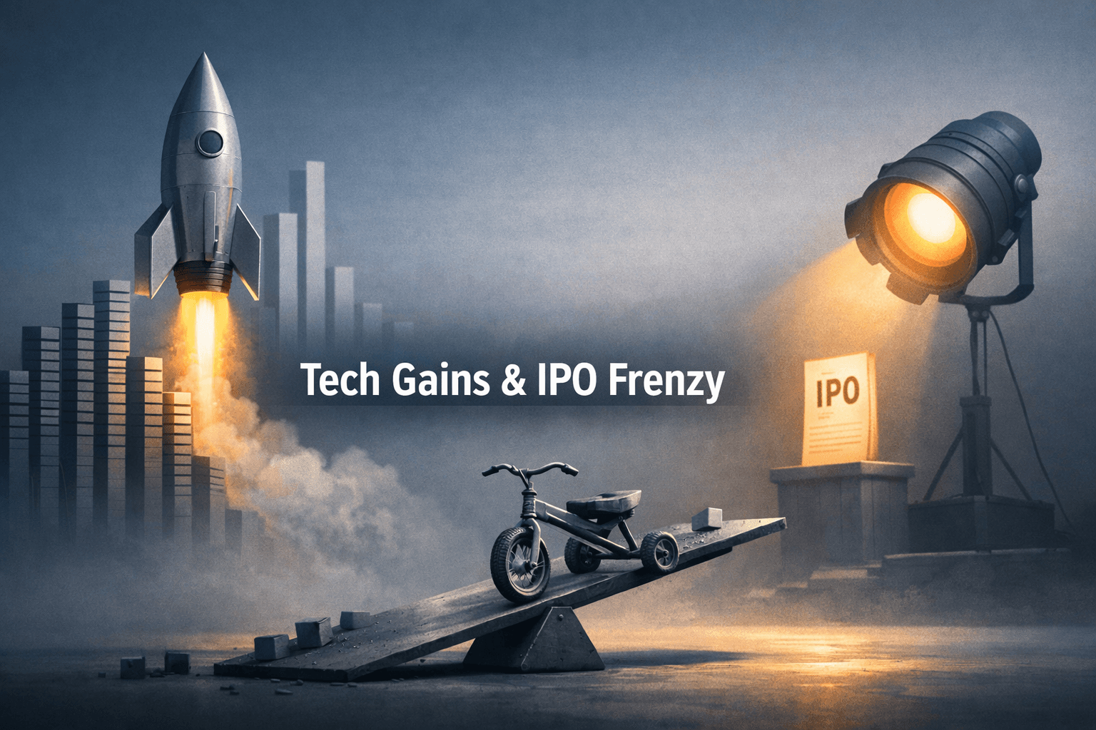 Tech Led Modest Gains as Small Caps Lag: HPE Rockets, Intel Slips, Anthropic IPO Steals the Spotlight