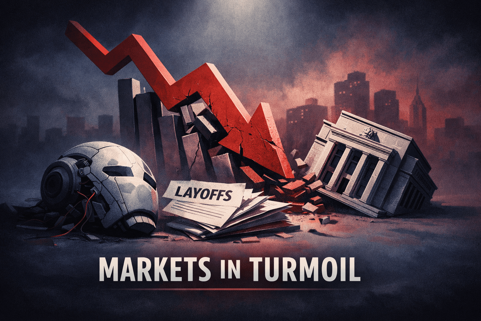 Tech-Led Risk-Off Sends Markets Lower as Investors Digest AI Layoffs, Fed Noise and Earnings Ahead