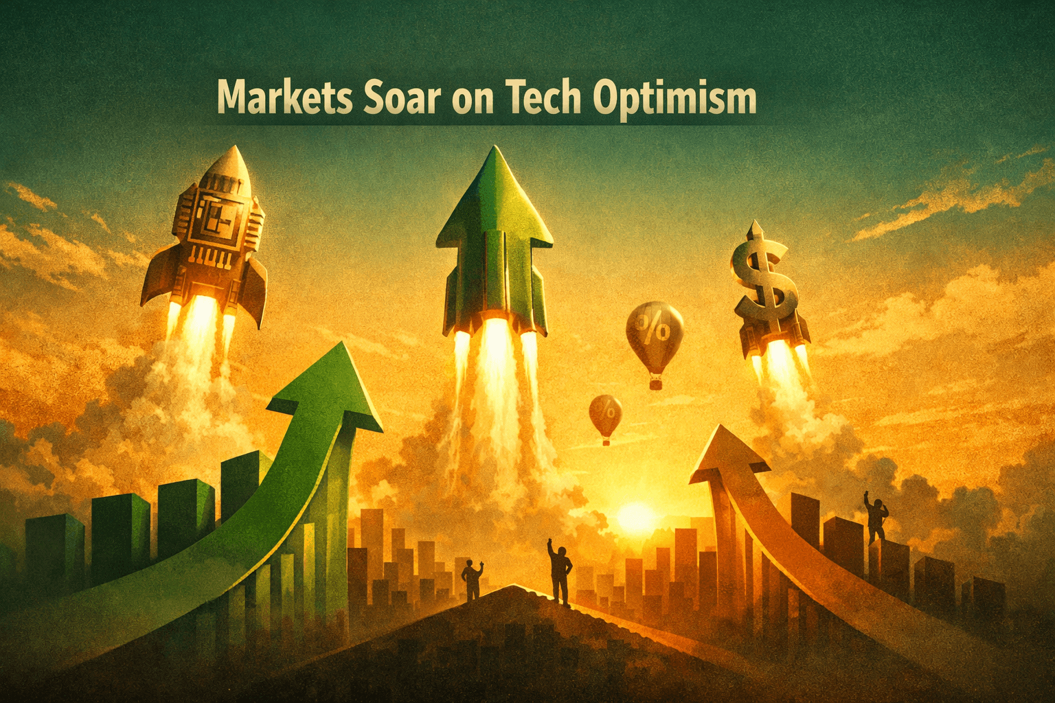 Tech-Led Rally Propels Markets Higher as AI Optimism and Yield Calm Drive Risk Appetite