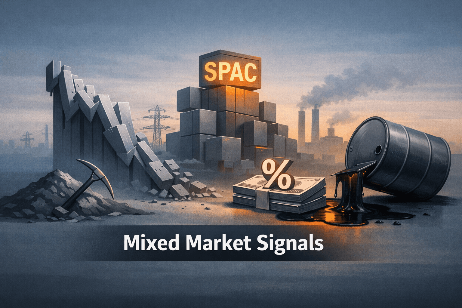 Tech-Led Pullback and SPAC Momentum Define a Mixed Market Session