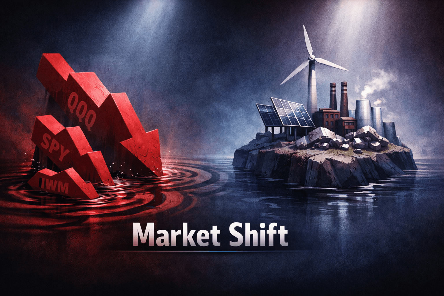 Risk-Off Ripples Send Tech and Large Caps Lower; Renewables, Materials Offer Pockets of Strength