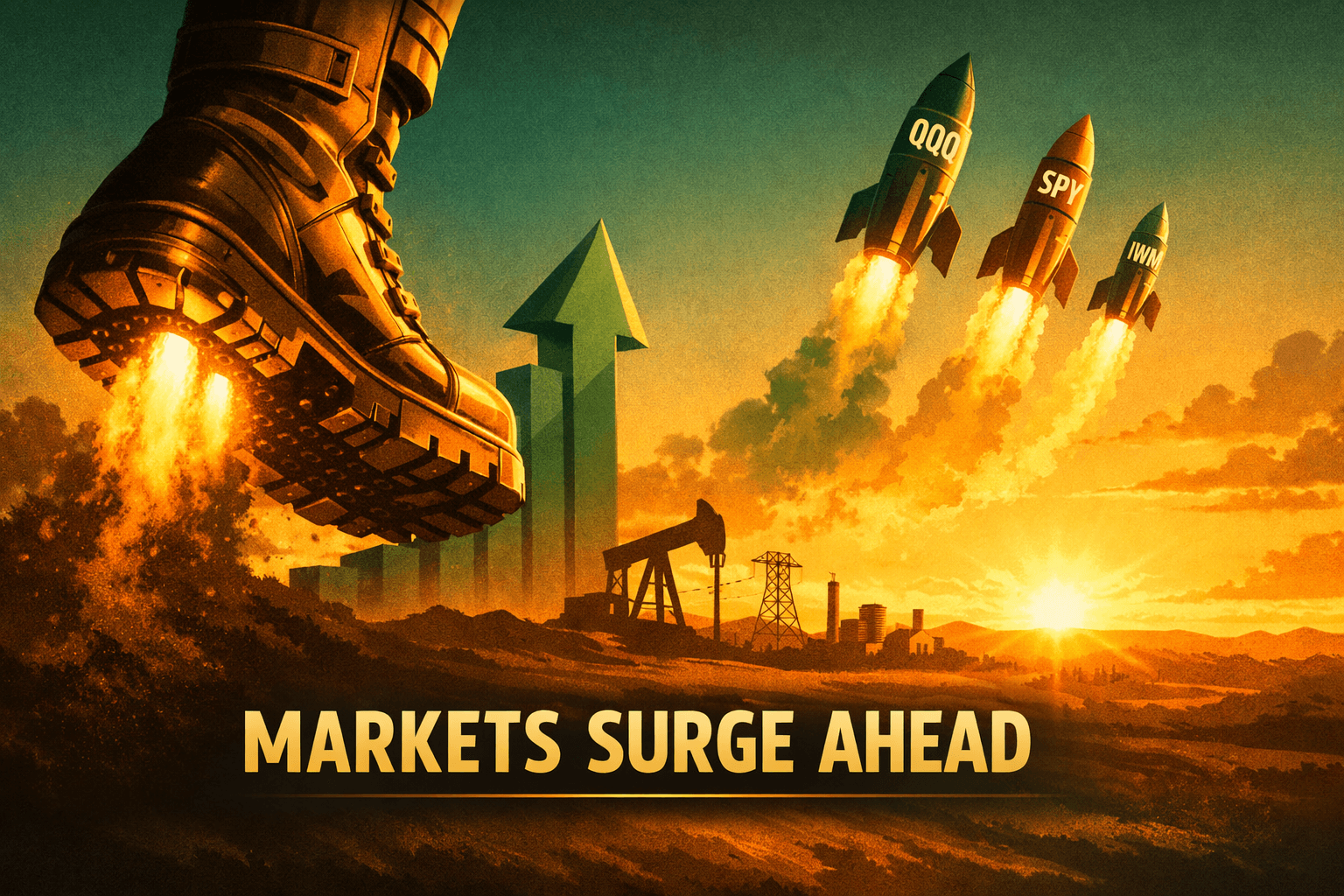 Tech-Led Surge Boots Markets Higher: QQQ Outpaces as Small Caps Join the Rally