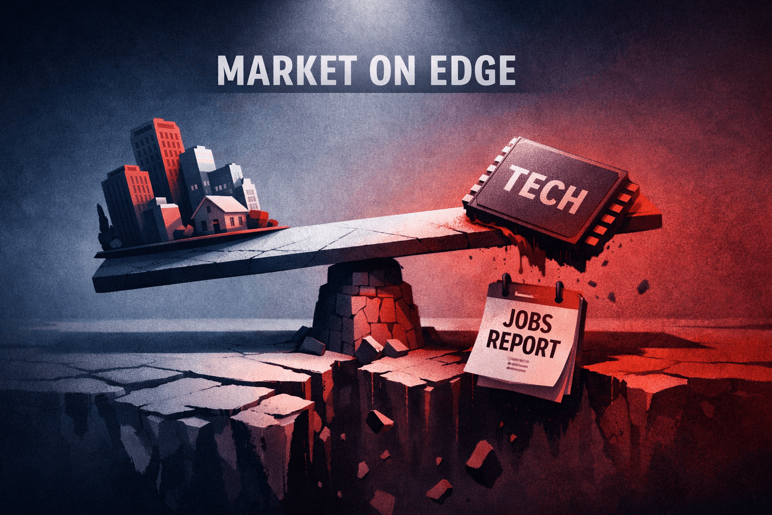 Tech-led Pullback Floors Markets Ahead of Jobs Read — QQQ Slides 1.5% as Investors Reprice Risk