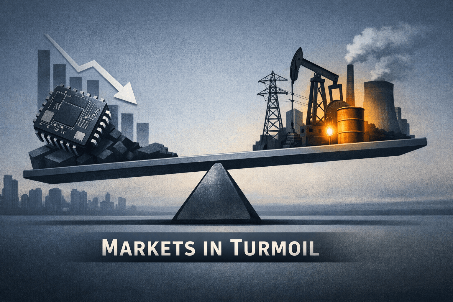 Tech-Led Pullback Weighs on Benchmarks as Rotation Favors Utilities and Energy