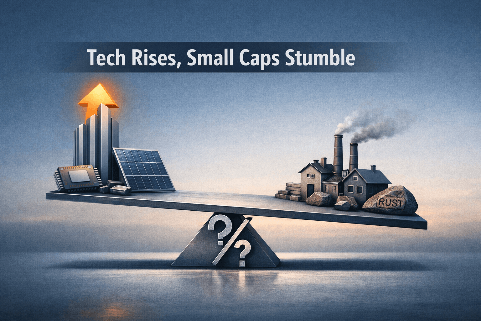 Tech-Led Gains, Small Caps Sidestepped: QQQ Outperforms as Markets Parse Mixed Sector Signals