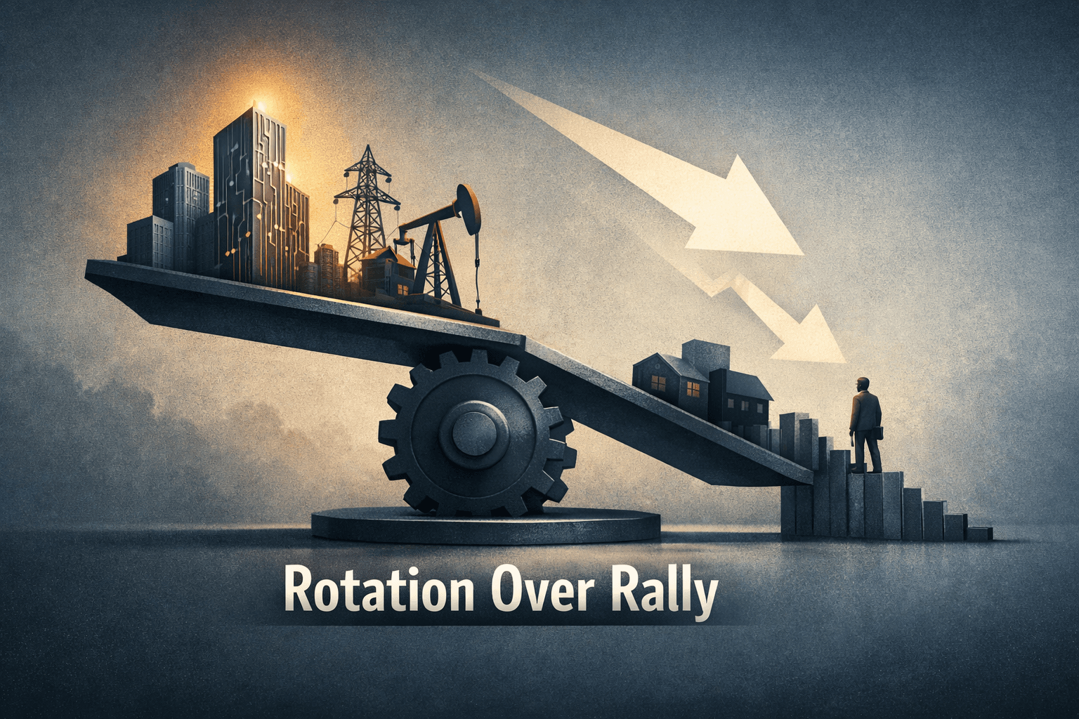 Rotation Over Rally: Tech-Linked Gains, Energy & Utilities Step Up as Small Caps Lag