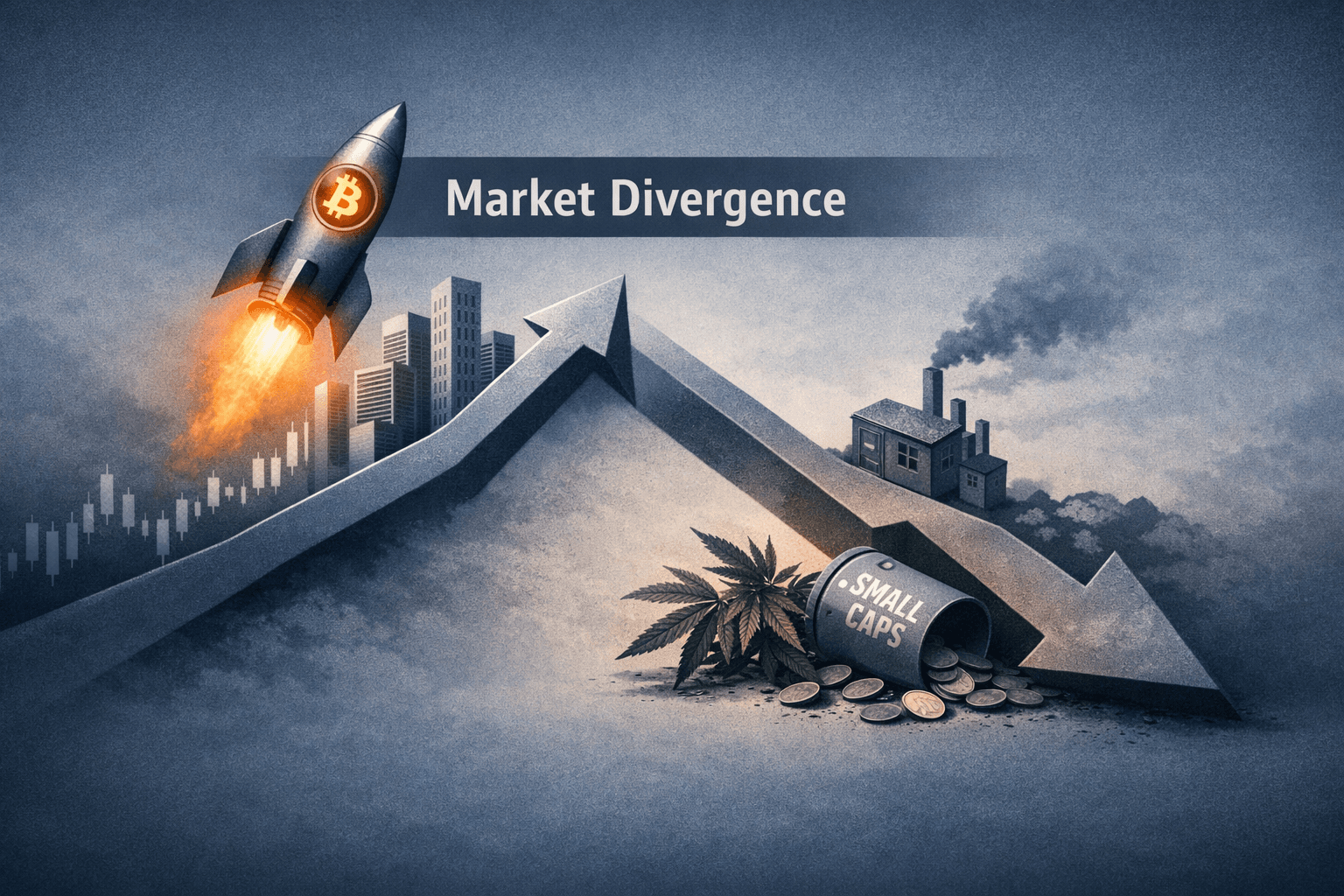 Tech and Crypto Lead, Cannabis and Small Caps Lag: Markets Grind Higher as Earnings and Policy Loom