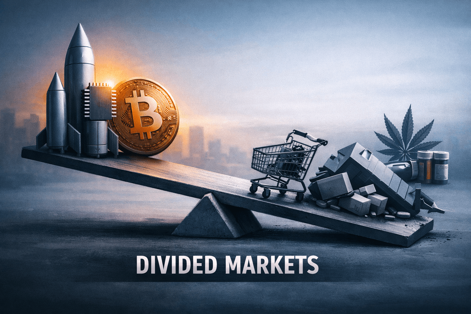 Mega-Cap Tech and Crypto Lift Markets While Small Caps and Retail Stumble