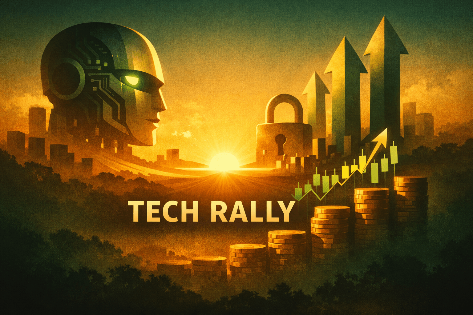 AI, Cybersecurity and Big Tech Lead a Risk-On Session as Markets Digest Corporate Beats and Macro Watch