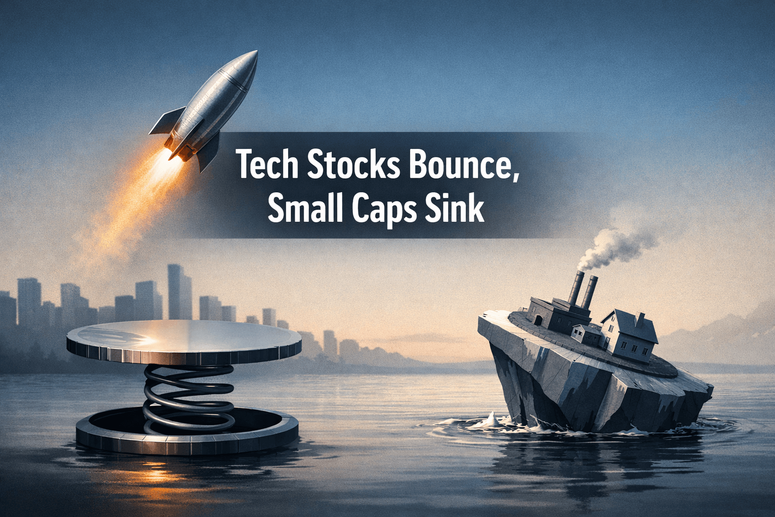 Tech-Led Bounce as Defensive Pockets Shine: QQQ Outperforms, Small Caps Lag
