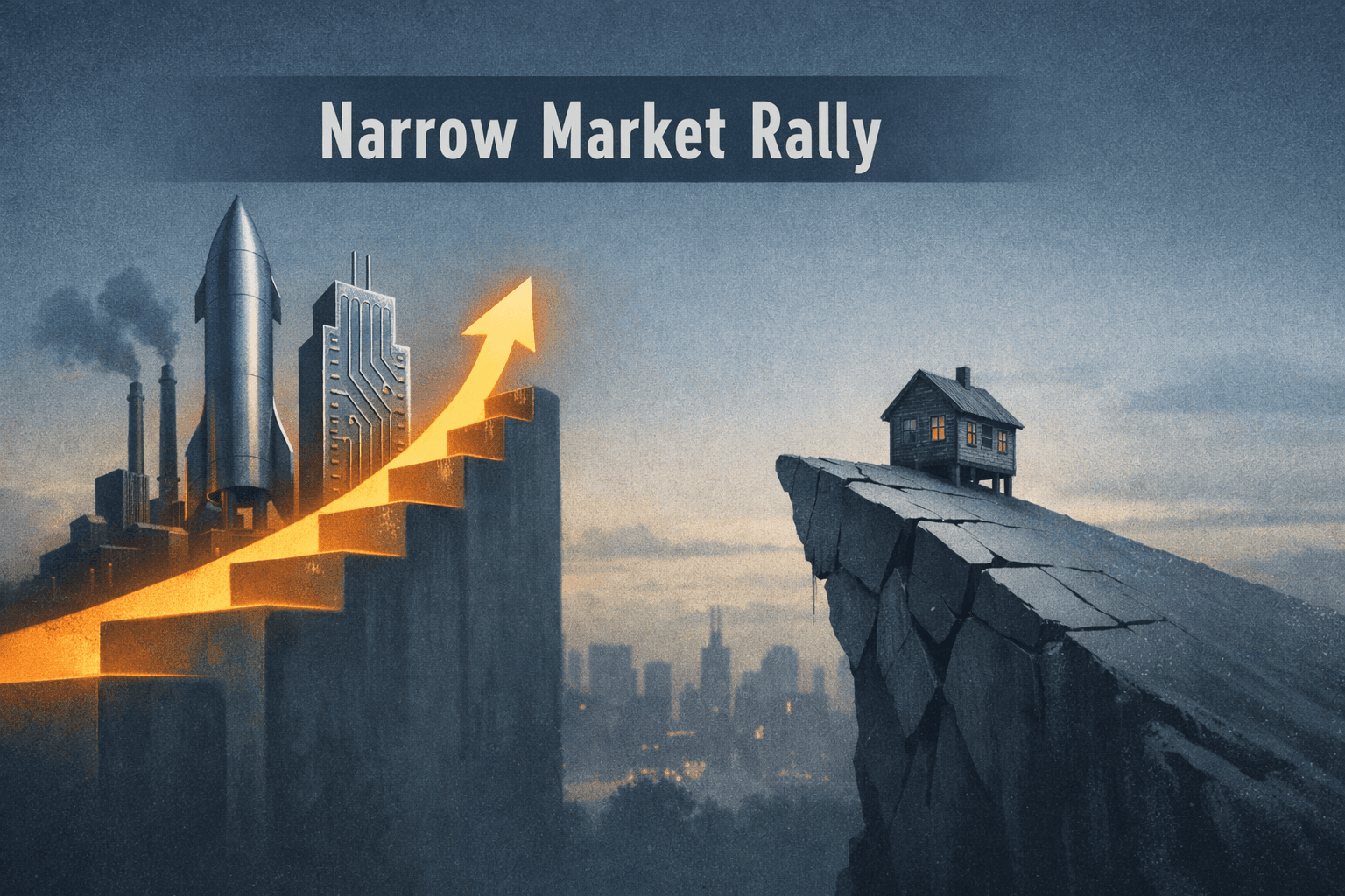 Narrow Leadership: Tech and Materials Lift Markets While Small Caps Lag