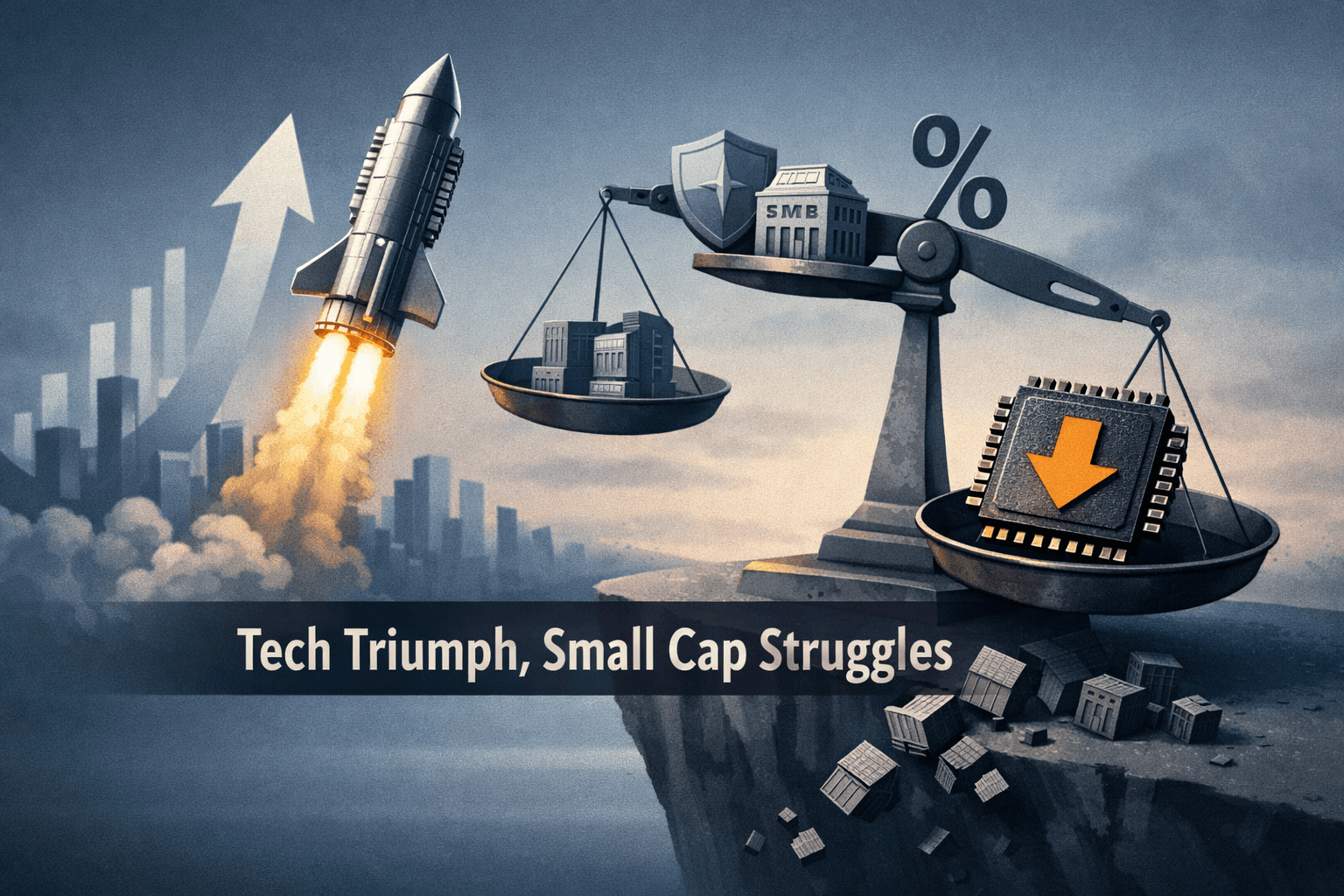 Tech-Led Rally, Small-Cap Weakness: QQQ Outperforms as Intel Selloff and Sector Rotation Steer the Tape