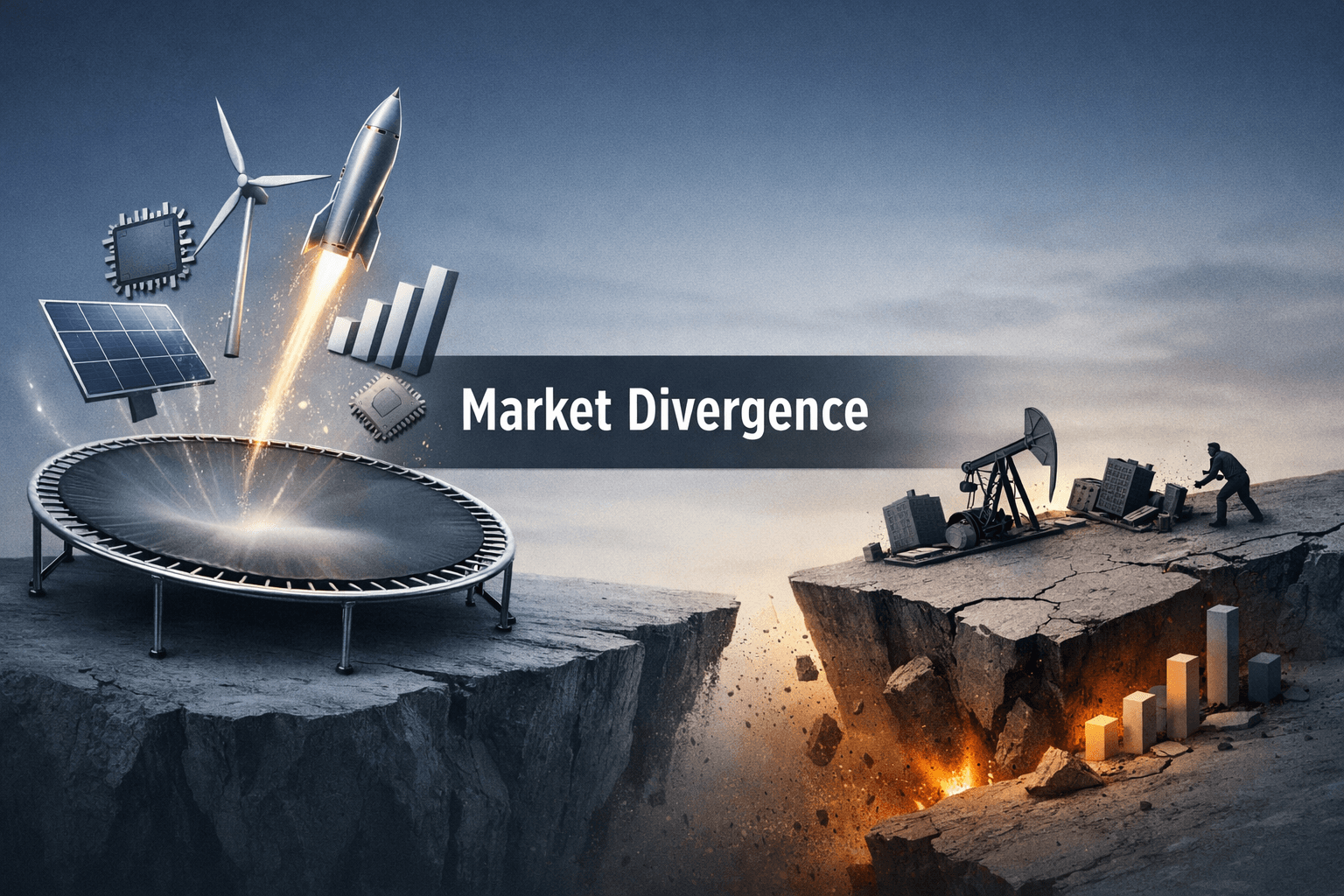 Tech-led Bounce as Renewables, Materials and Energy Find Traction; Small Caps Lag