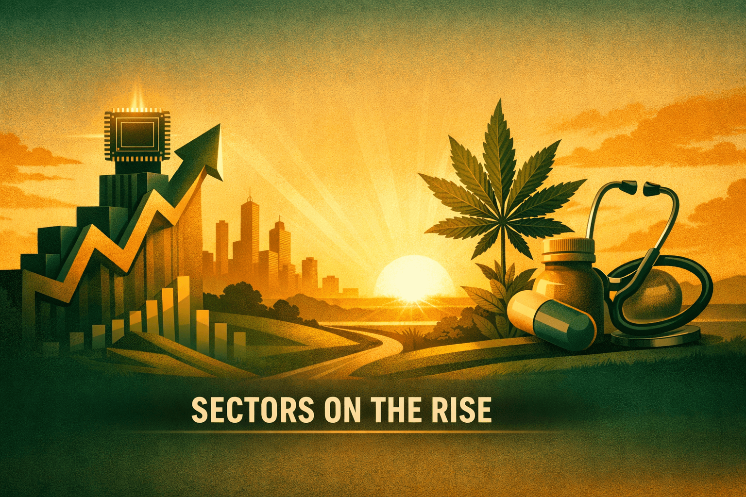 Tech-Led Upswing and Sector Rotation Drive Stocks Higher; Cannabis, AI Chips, and Health-Care Guidance Shine