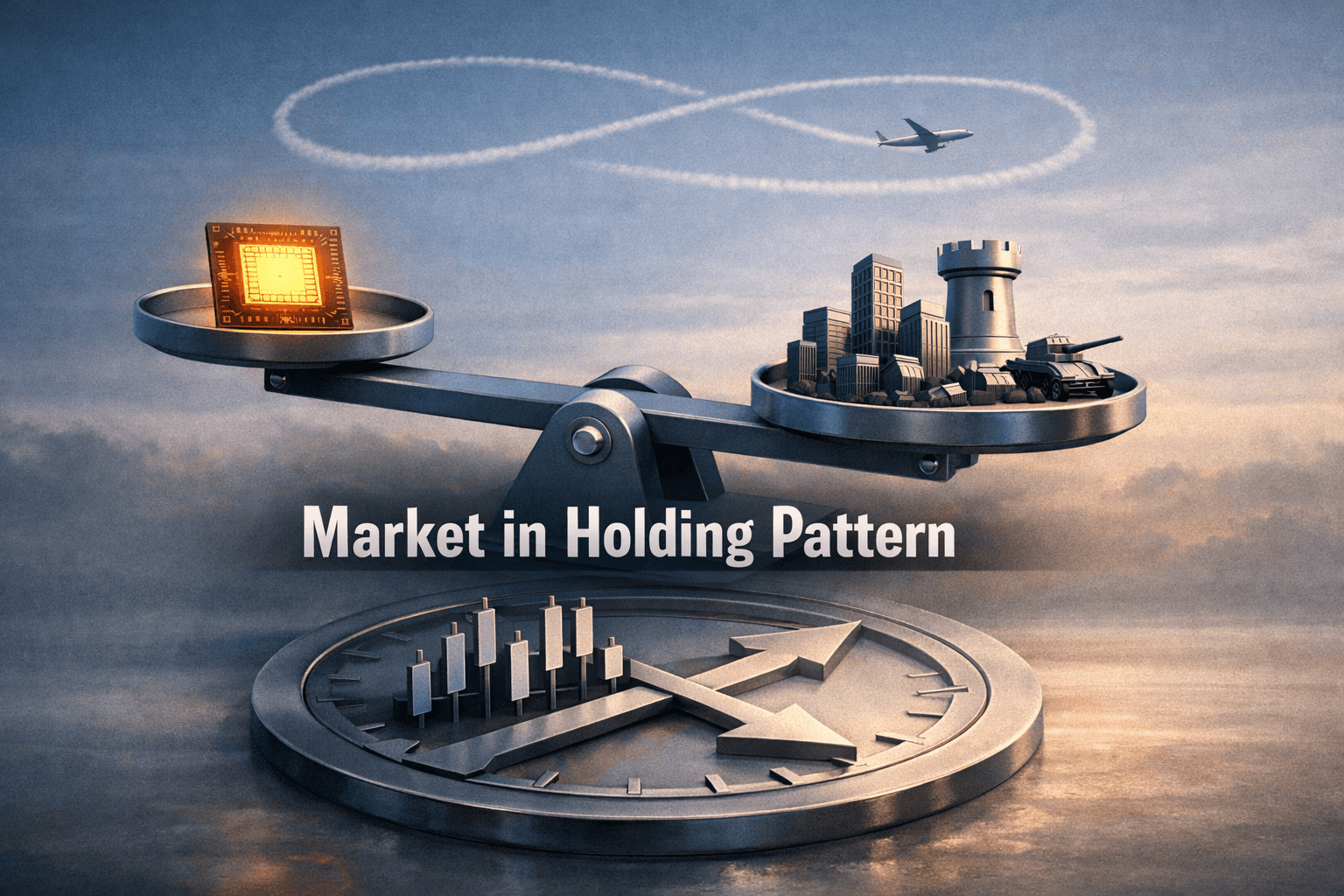 Calm, Selective Rotation: Tech Softness and Defensive Strength Keep Markets in a Holding Pattern