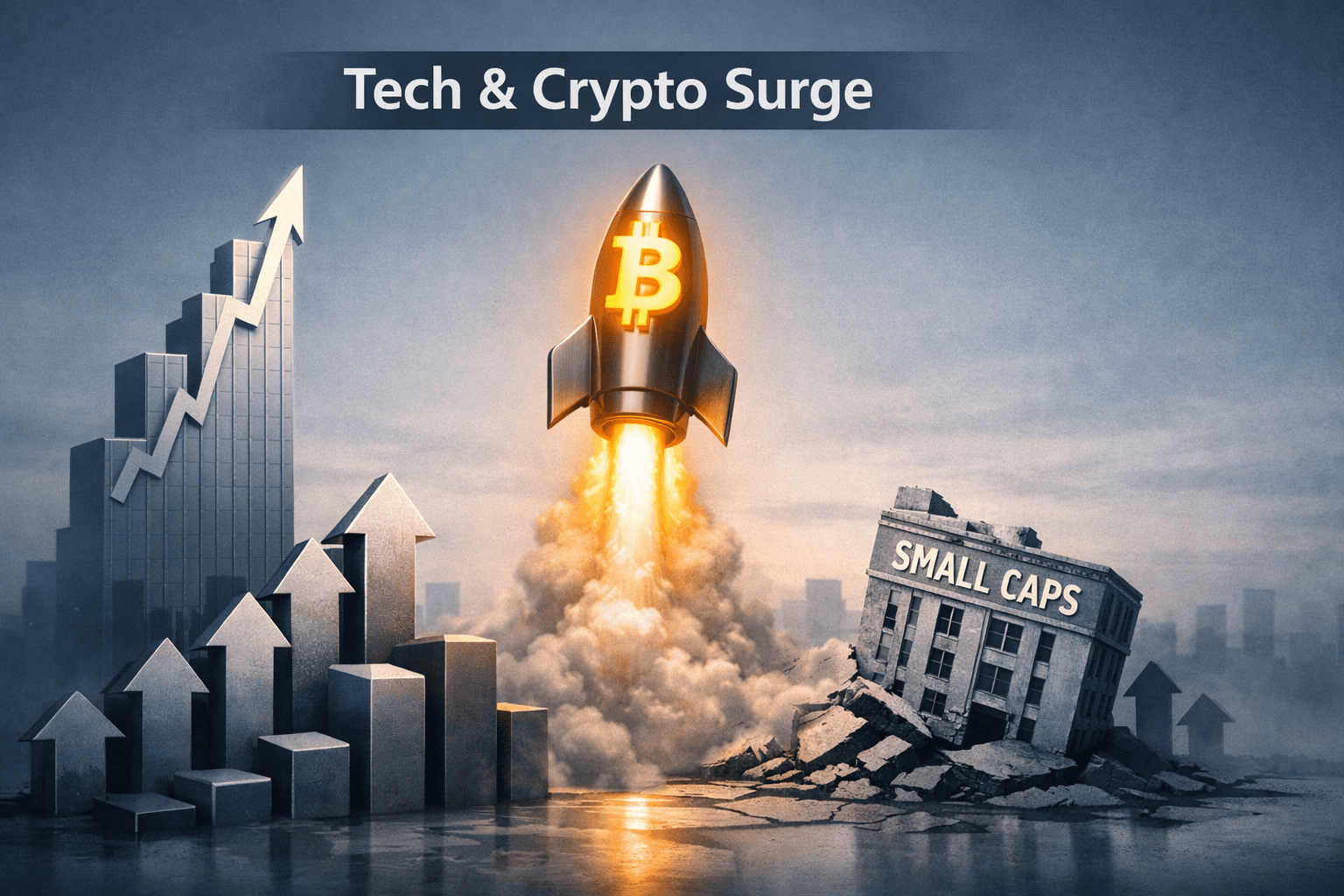 Tech-Led Momentum and Crypto Strength Drive Risk-On Day; SPY and QQQ Post Gains as Small Caps Trail