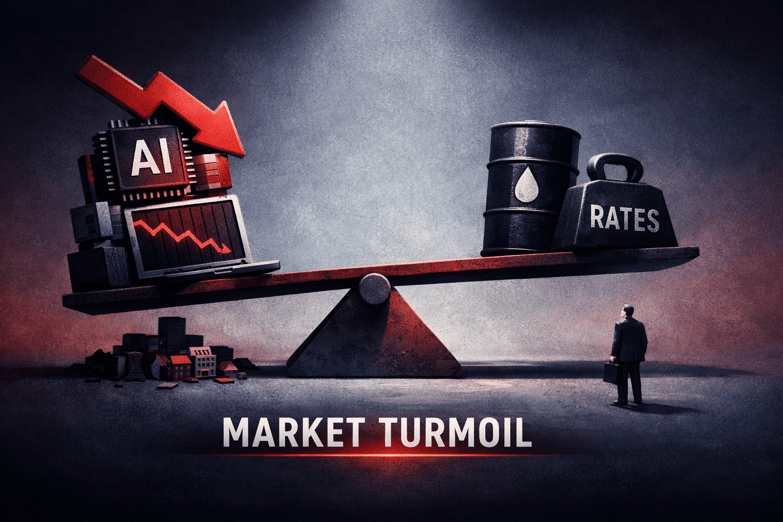 Tech-Led Selloff Sends Markets Lower as Oil and AI Costs Raise Rate Concerns