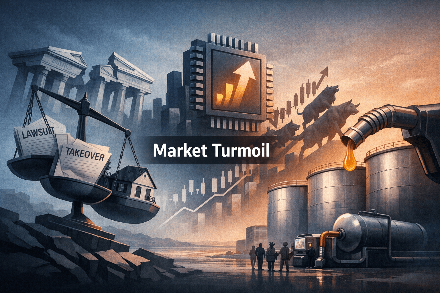 Shareholder Fairness Fears, NVDA Momentum and a 300M-Litre Fuel Hub: Market Pulse — Mar 26, 2026