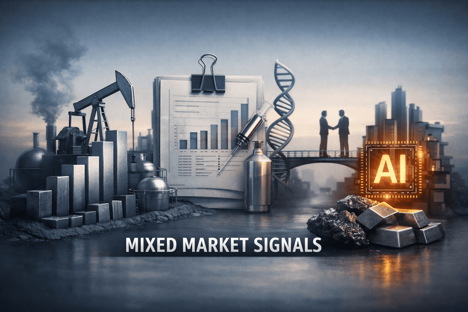 Baker Hughes Lift, Methanex Downgrade and AI/M&A Signals Lead a Day of Mixed Market Moves