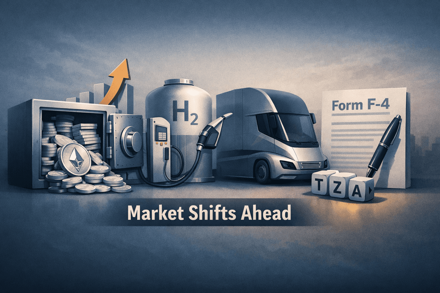 Crypto Treasury Build, Hydrogen Rollout and SPAC Momentum Set the Tone — Market Digest for Apr 22, 2026