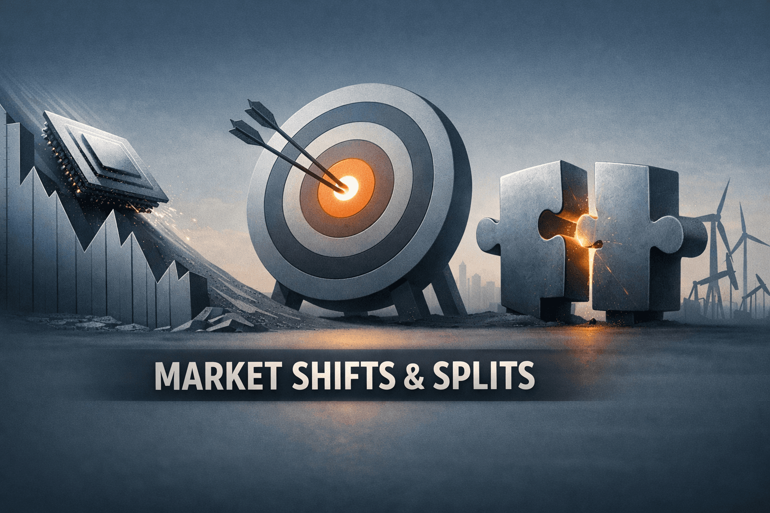 Volatility and Reorgs Drive Day: Nvidia Slides, Wolfe Turns Bullish on NXP, PayPal Splits into Three