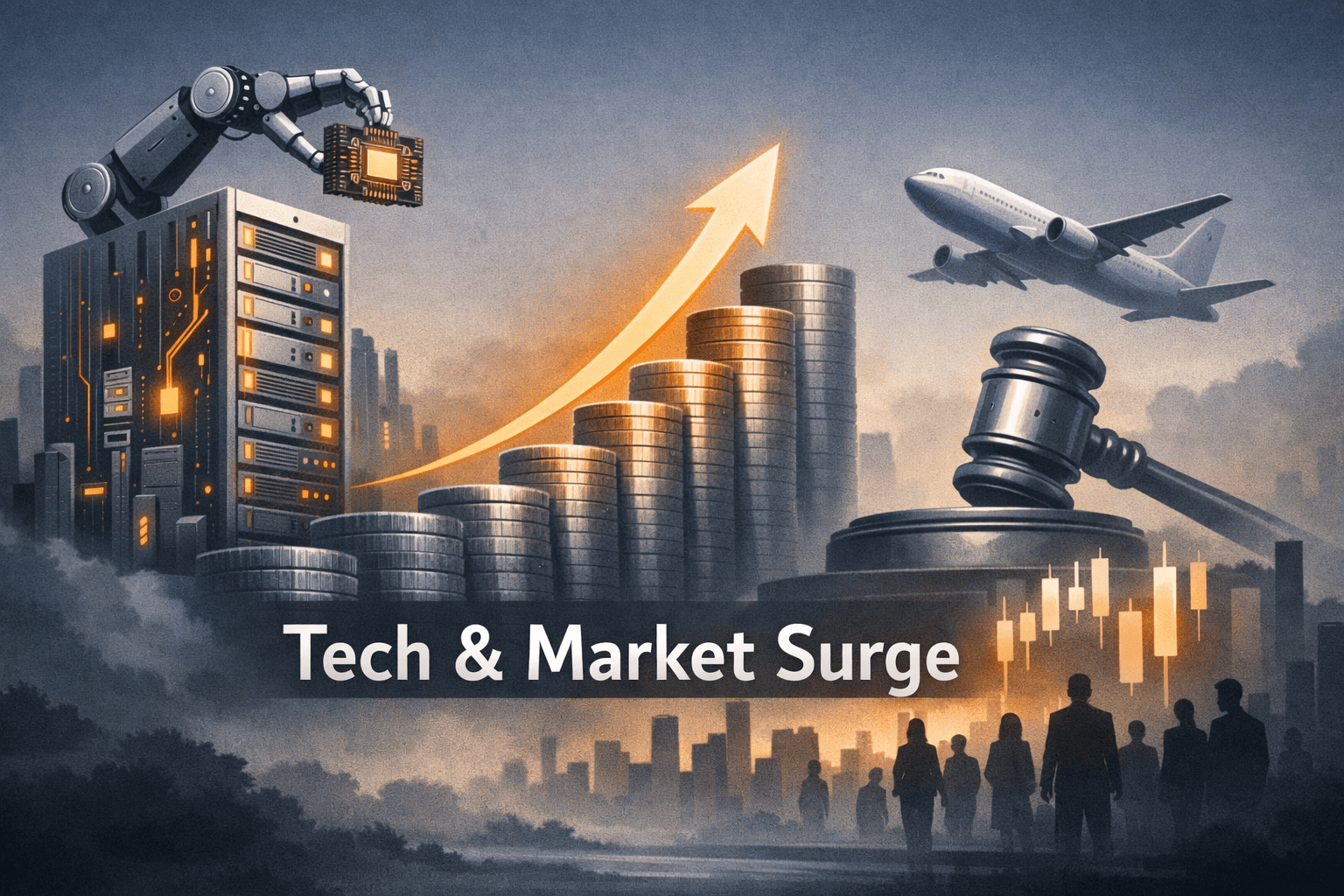 AI CapEx, Cloud Upgrades and Active Flows Dominate: Alphabet, Amazon and Policy Headlines Drive Thursday's Tape