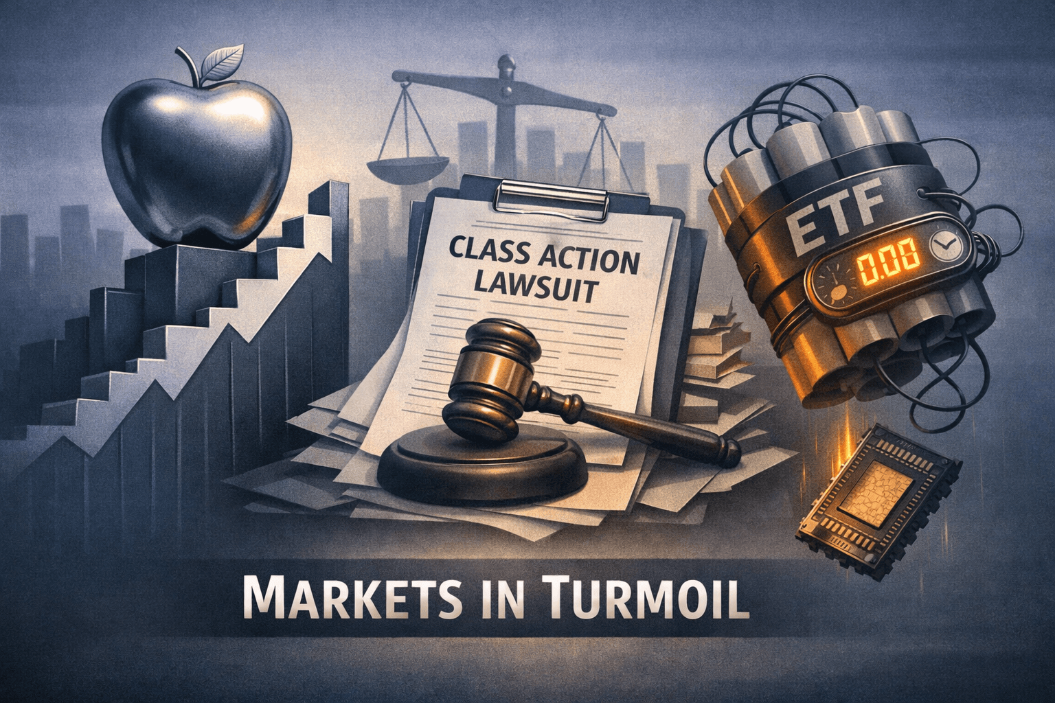Apple Hits a Record as Litigation Surge and ETF Volatility Roil the Tape
