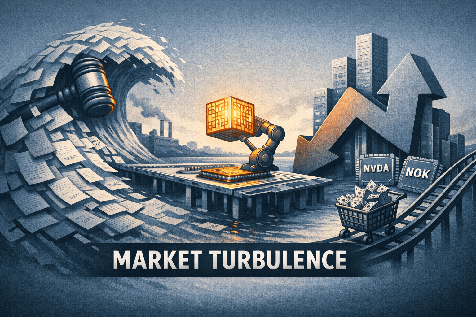 Litigation Wave, AI Infrastructure Push and Heavy Volume Names Drive Friday’s Market Tape