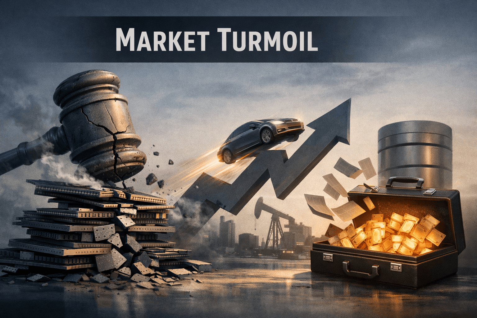 Lawsuits, Chip Volatility and a Big Auto Pop: Markets Grapple With Legal Risk, AI Concentration and Active Flow