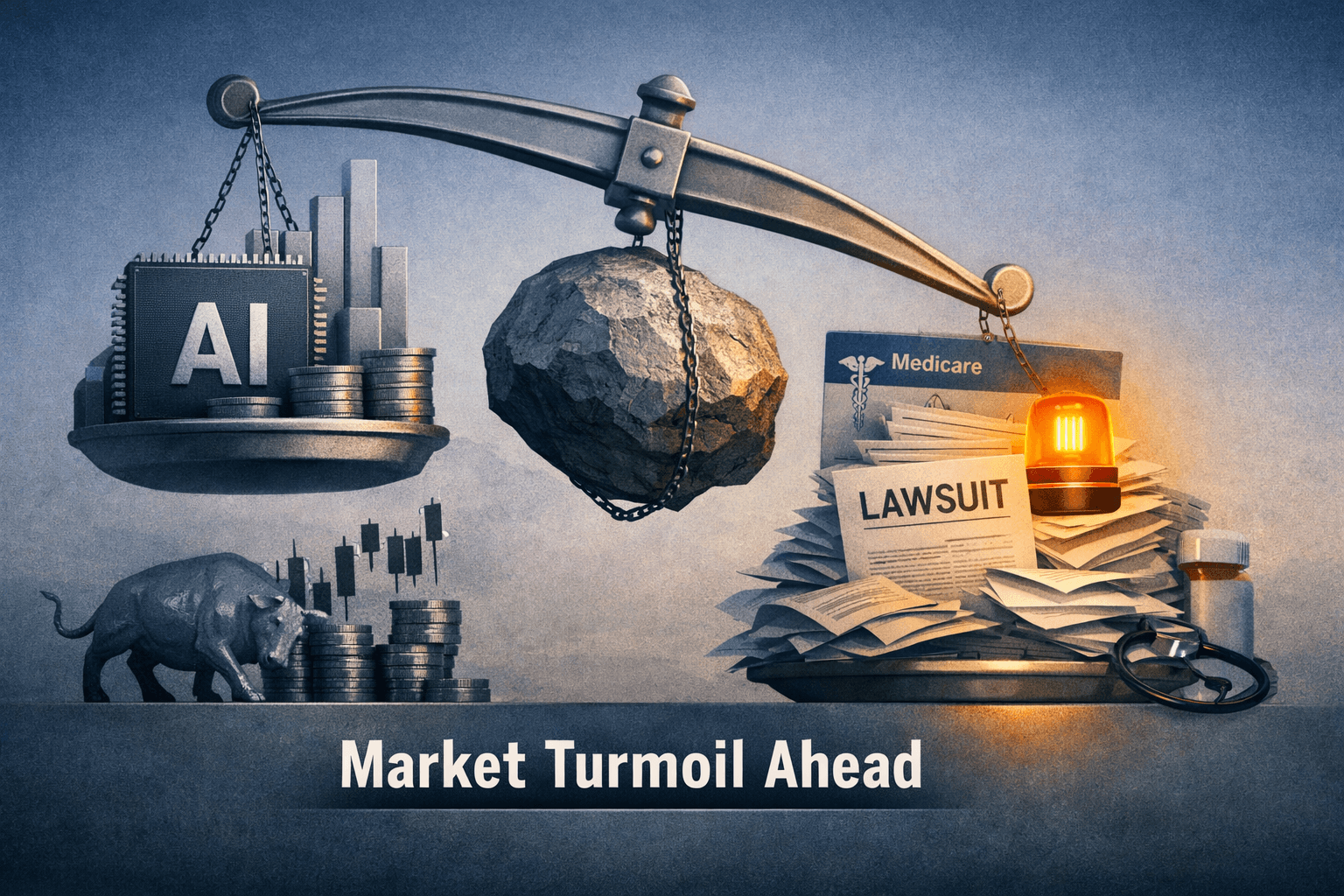 Legal Overhangs and Sector Rotation Drive Friday’s Tape — NVDA, Medicare Names and a Surge in Litigation Notices Lead the Move