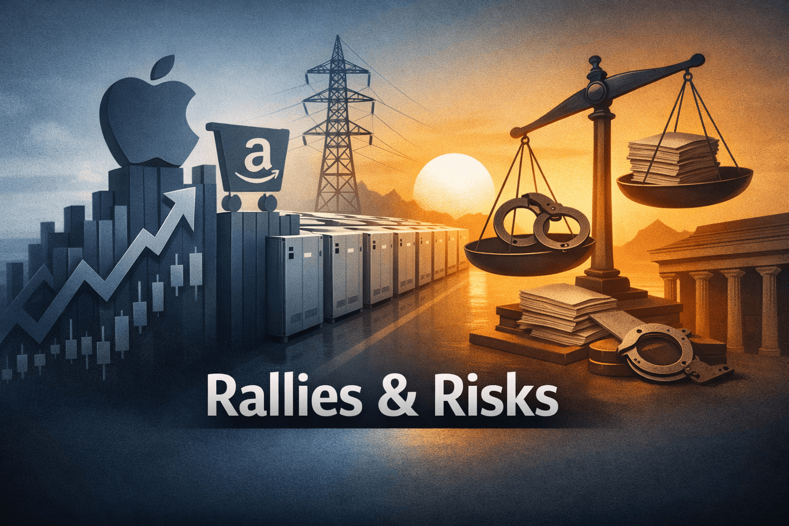 Markets Digest: AAPL & AMZN Rally, Large-Scale BESS Deal, and a Surge in Securities Lawsuits